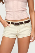 Buckle Babe Faux Leather Belt