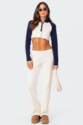 Jax Low Rise Knitted Trousers
