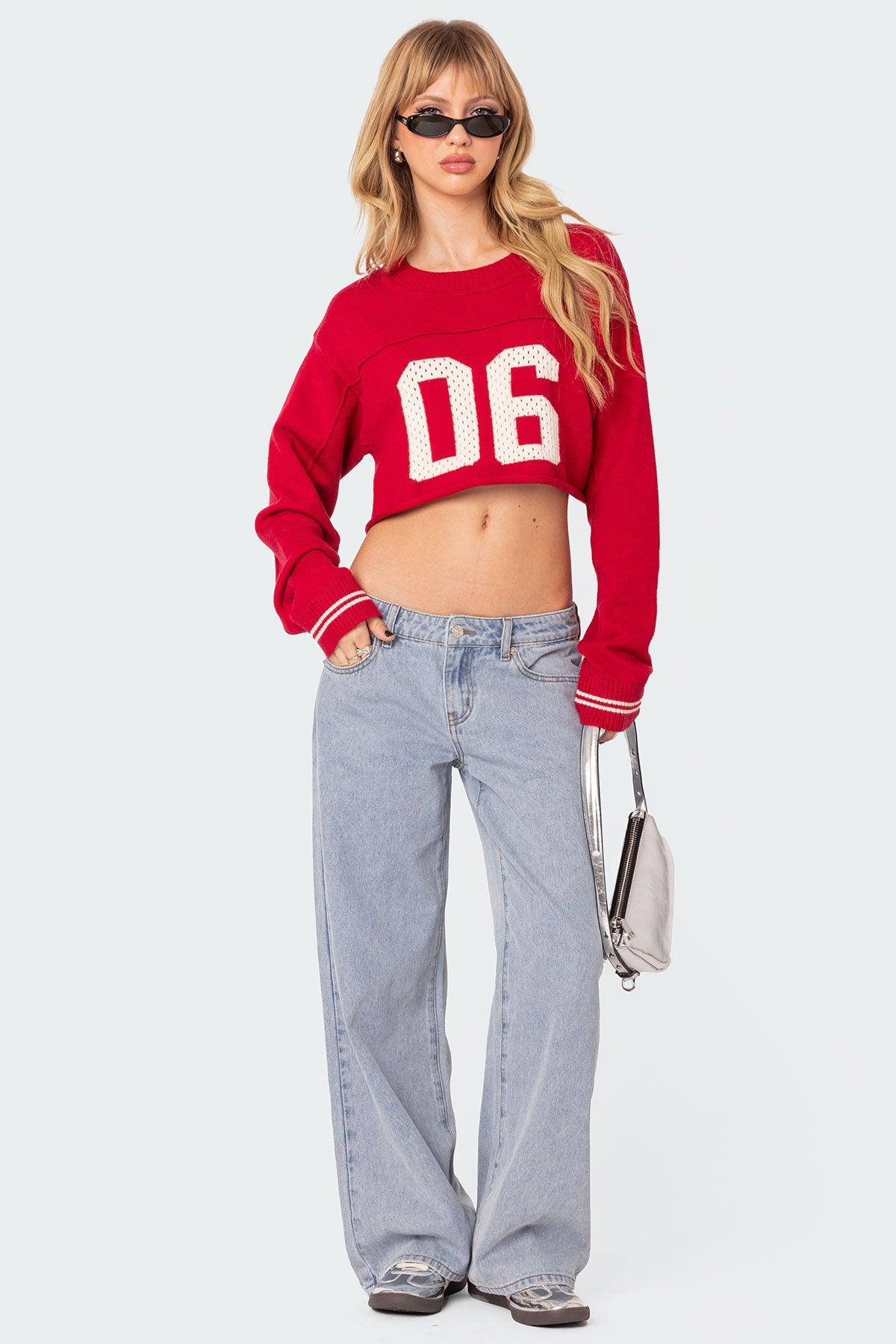 Petite Raelynn Washed Low Rise Baggy Jeans
