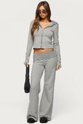 Meggy Striped Foldover Trousers