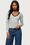 Morah Lacey Polka Dot Top