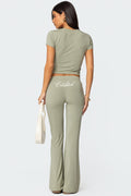 So Edikted Flared Trousers