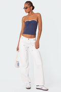 Ayla Low Rise Baggy Carpenter Jeans