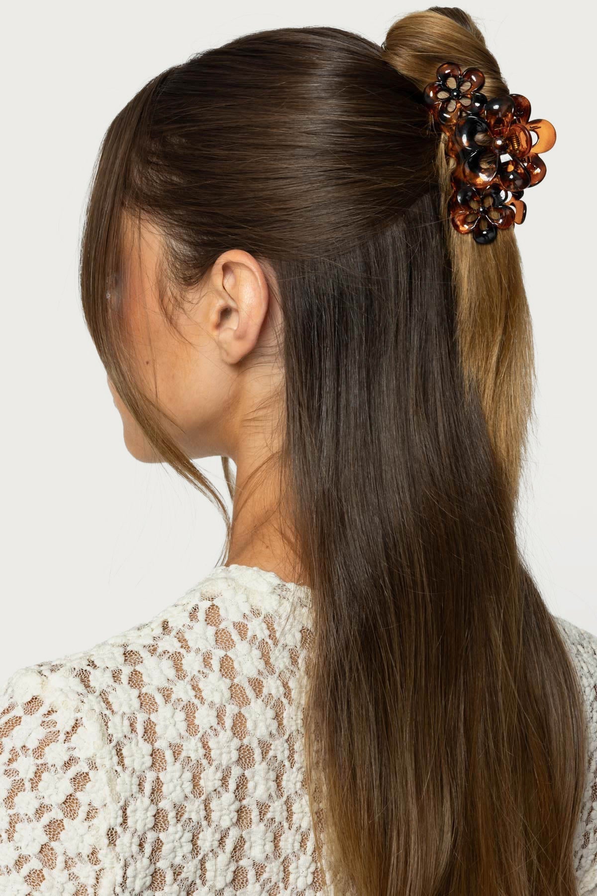 Floral Claw Clip