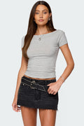 Becca Boat Neck Top