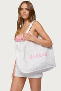 Micro Floral Tote Bag