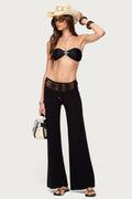 Kirsty Crochet Waist Knit Trousers