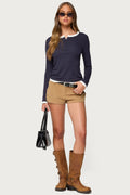 Kyler Corduroy Micro Shorts