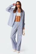 Pinstripe Trousers