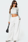 Kamari Low Rise Wide Joggers