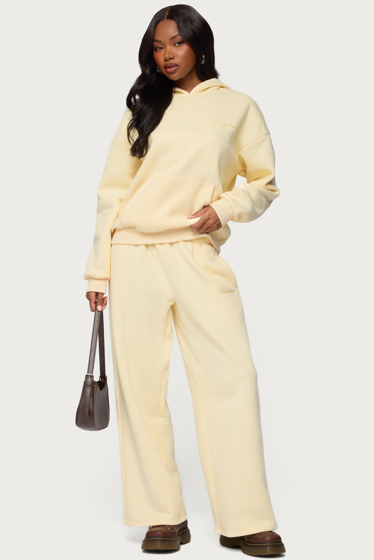 Basic Girl Wide Leg Edikted Joggers