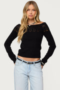 Lillis Boat Neck Knit Top