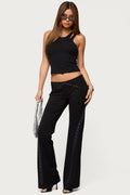 Hook & Eye Bootcut Trousers