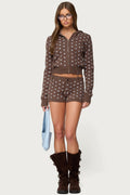 Kenny Polka Dot Knit Shorts