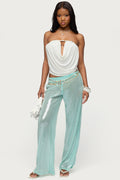 Avalee Sequin Wide Leg Trousers