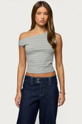Keryn Striped Off Shoulder Top
