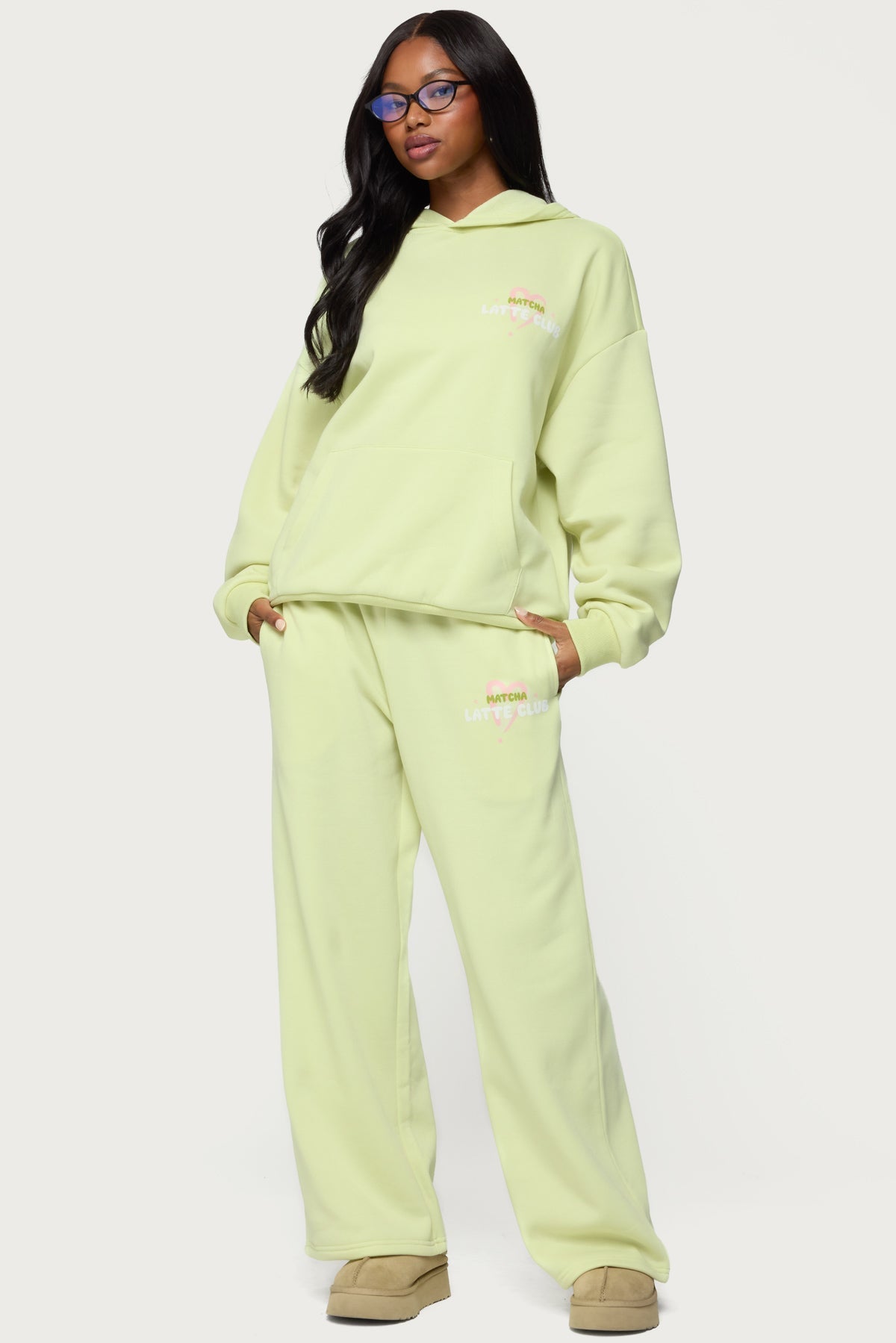 Matcha Lover Straight Leg Joggers