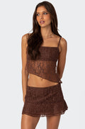 Lyra Open Back Lace Tank Top