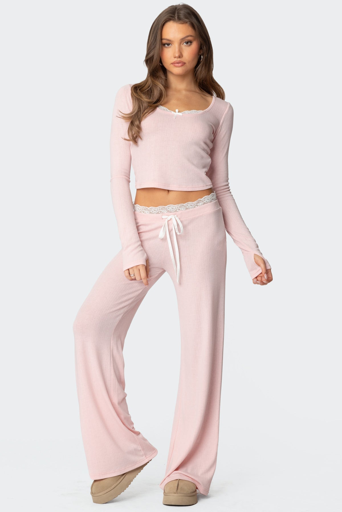 Peekaboo Lace Trousers