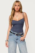 Katanya Lace Up Top