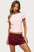 Zeke Contrast T Shirt