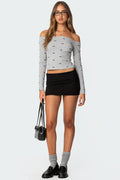 Aisha Low Rise Mini Skirt