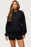 Baila Waffle Henley Top