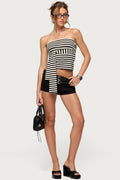 Iza Double Belt  Micro Shorts