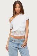 Michy Off Shoulder Lacey Top