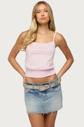 Hazelina Striped Tank Top